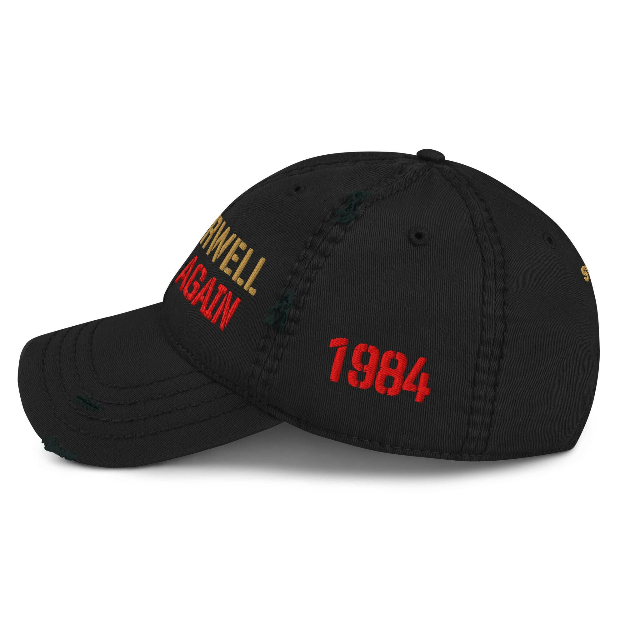 1984 / 'Make Orwell Fiction Again' Dad Hat - SVRN_T Hats - The Orange Habit