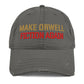 1984 / 'Make Orwell Fiction Again' Dad Hat - SVRN_T Hats - The Orange Habit