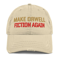 1984 / 'Make Orwell Fiction Again' Dad Hat - SVRN_T Hats - The Orange Habit