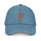 Branded / Bitcoin Denim Hat - SVRN_T Hats - The Orange Habit
