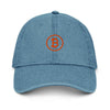 Branded / Bitcoin Denim Hat - SVRN_T Hats - The Orange Habit