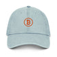 Branded / Bitcoin Denim Hat - SVRN_T Hats - The Orange Habit
