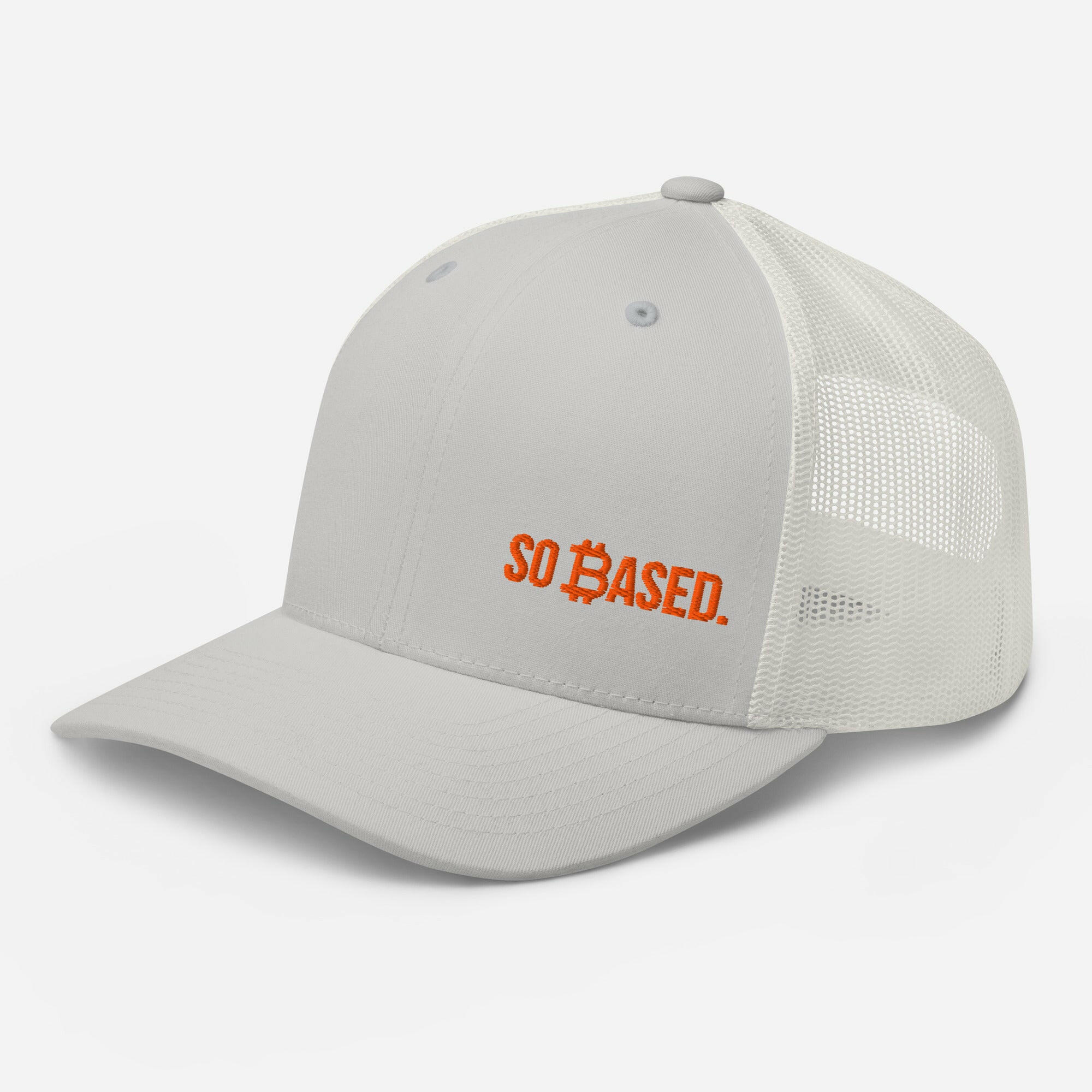 Branded - So Based / Bitcoin Trucker Cap - SVRN_T Hats - The Orange Habit