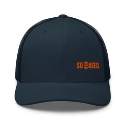 Branded - So Based / Bitcoin Trucker Cap - SVRN_T Hats - The Orange Habit