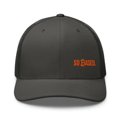 Branded - So Based / Bitcoin Trucker Cap - SVRN_T Hats - The Orange Habit