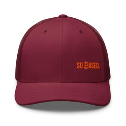 Branded - So Based / Bitcoin Trucker Cap - SVRN_T Hats - The Orange Habit