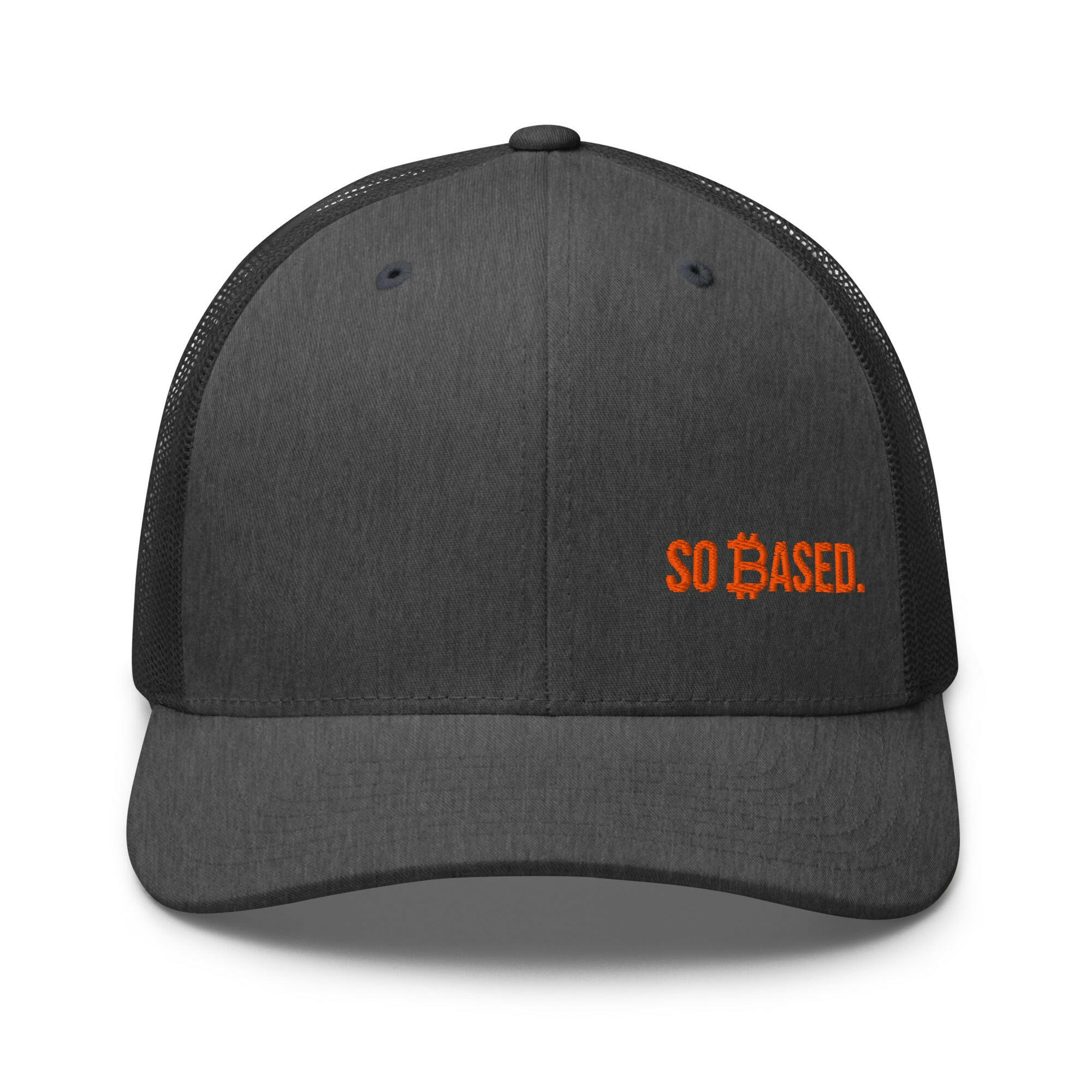 Branded - So Based / Bitcoin Trucker Cap - SVRN_T Hats - The Orange Habit
