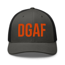 HONEY BADGER DGAF / Bitcoin Trucker Hat - SVRN_T Hats - The Orange Habit