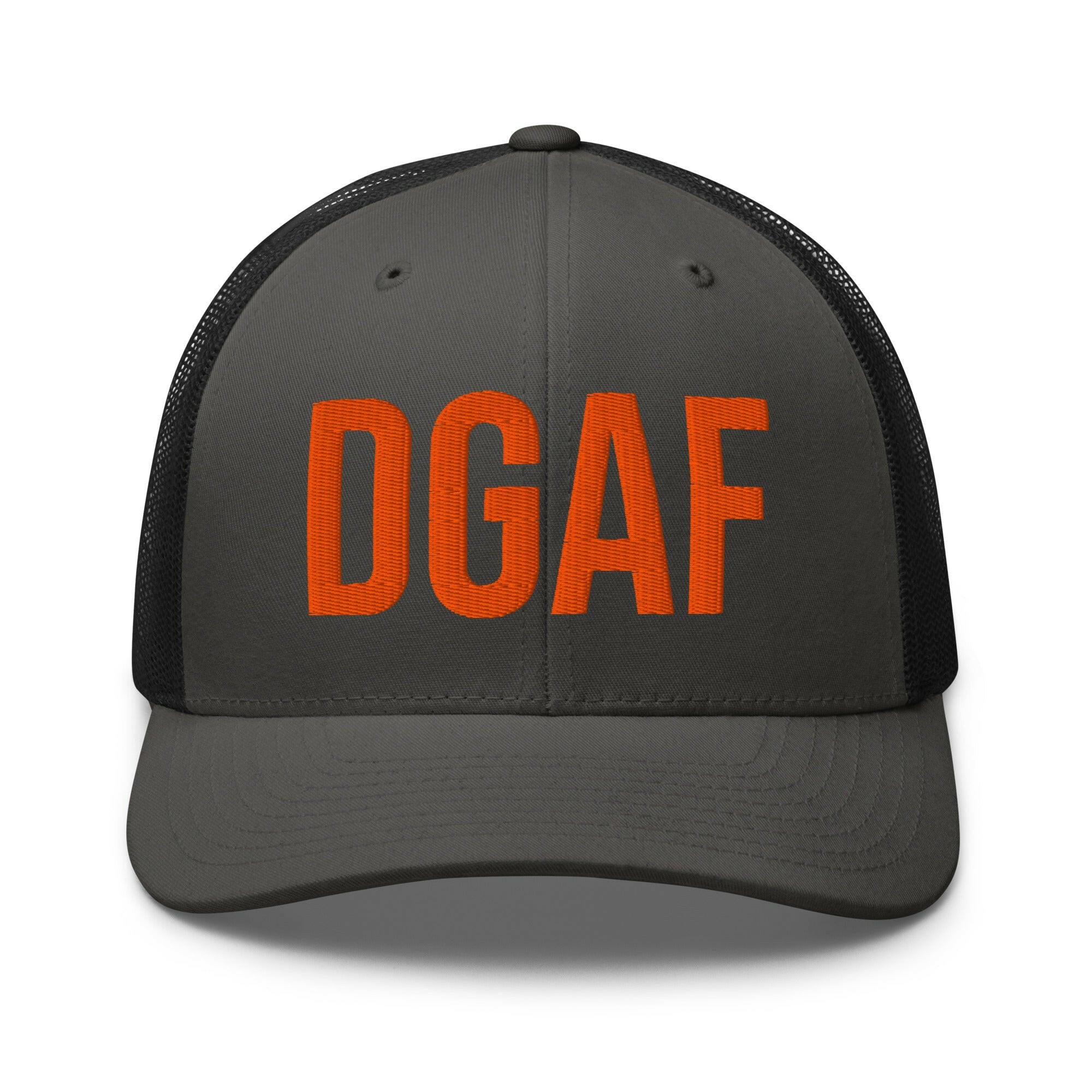 HONEY BADGER DGAF / Bitcoin Trucker Hat - SVRN_T Hats - The Orange Habit