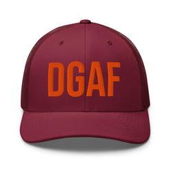 HONEY BADGER DGAF / Bitcoin Trucker Hat - SVRN_T Hats - The Orange Habit