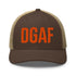 HONEY BADGER DGAF / Bitcoin Trucker Hat - SVRN_T Hats - The Orange Habit