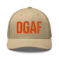 HONEY BADGER DGAF / Bitcoin Trucker Hat - SVRN_T Hats - The Orange Habit