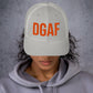 HONEY BADGER DGAF / Bitcoin Trucker Hat - SVRN_T Hats - The Orange Habit