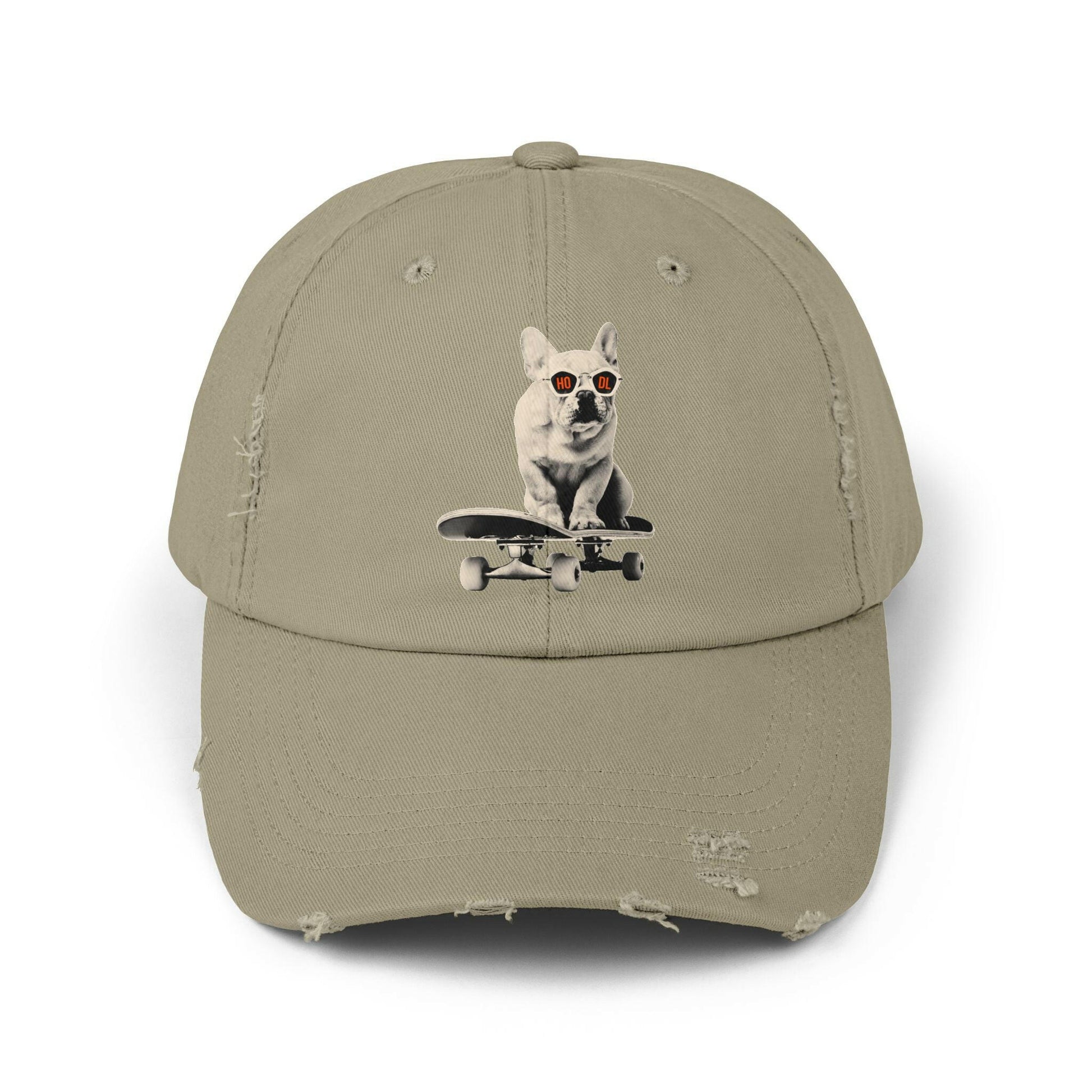 HODL Dog - Frenchie / Bitcoin Dad Hat - SVRN_T Hats - The Orange Habit