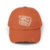 Satoshi's Sardines / Distressed Bitcoin Hat - SVRN_T Hats - The Orange Habit