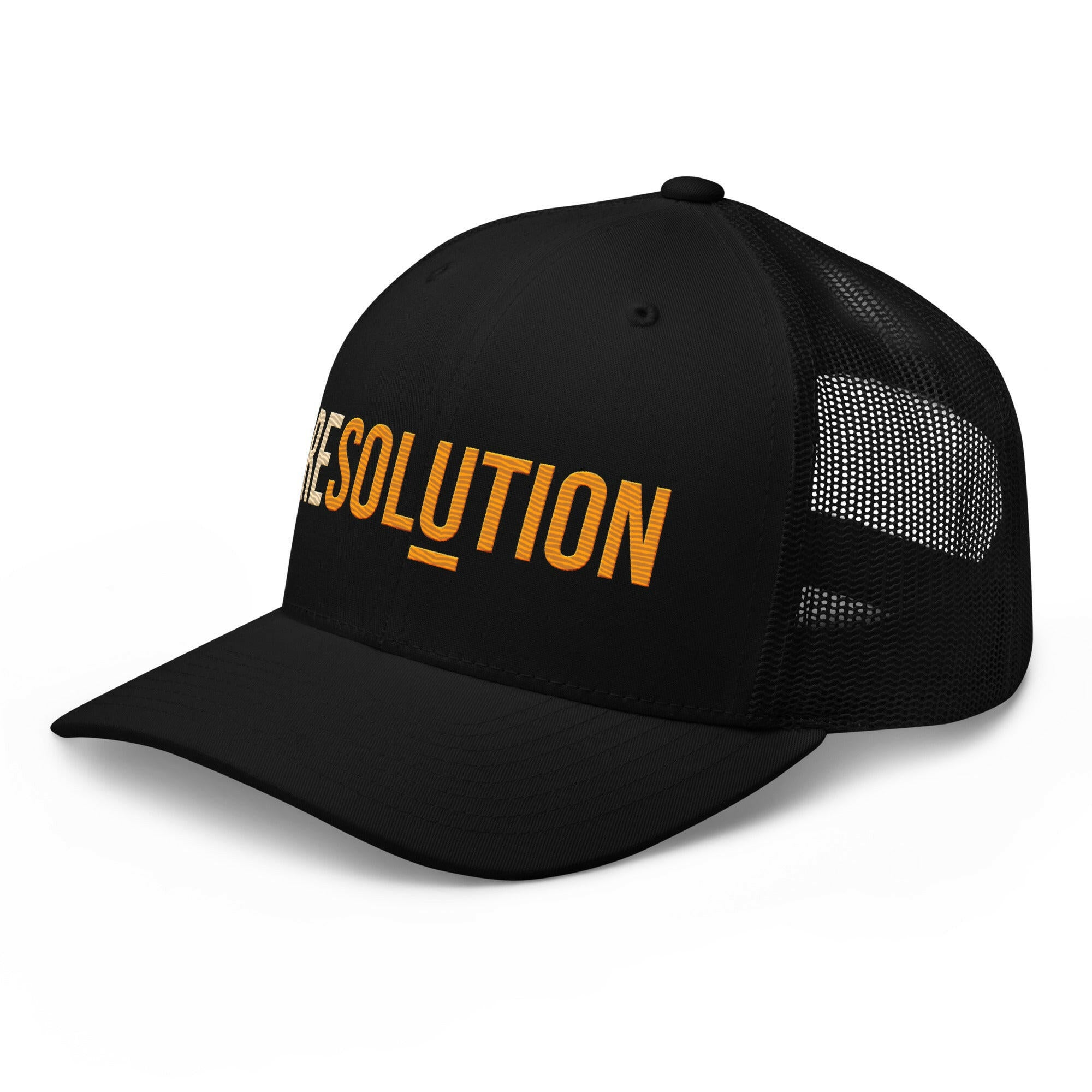 RESOLUTION / Bitcoin Trucker Cap - SVRN_T Hats - The Orange Habit