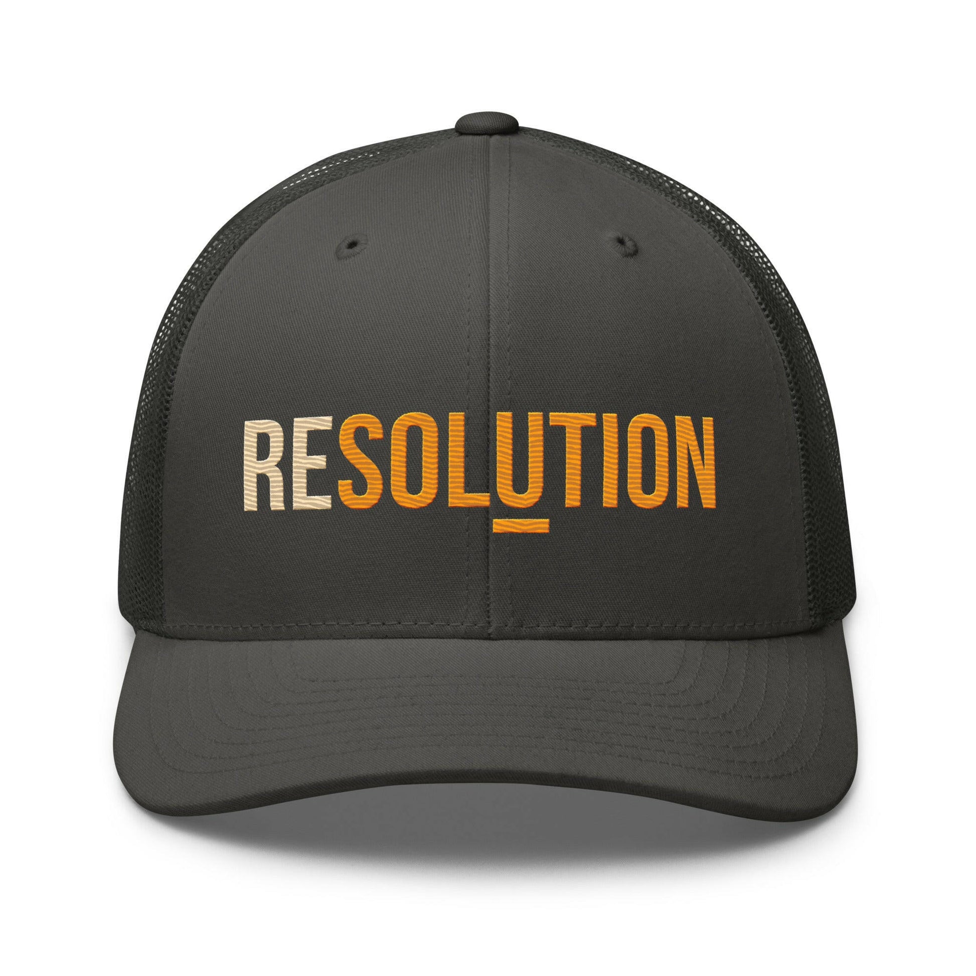 RESOLUTION / Bitcoin Trucker Cap - SVRN_T Hats - The Orange Habit