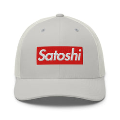 SATOSHI / Bitcoin Trucker Cap - SVRN_T Hats - The Orange Habit
