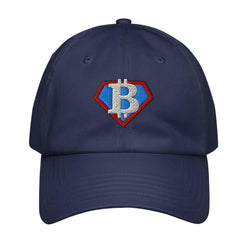 SUPER B / Under Armour® Bitcoin Dad Hat - SVRN_T Hats - The Orange Habit