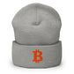 THE B / Bitcoin Beanie - SVRN_T Hats - The Orange Habit