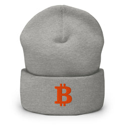 THE B / Bitcoin Beanie - SVRN_T Hats - The Orange Habit