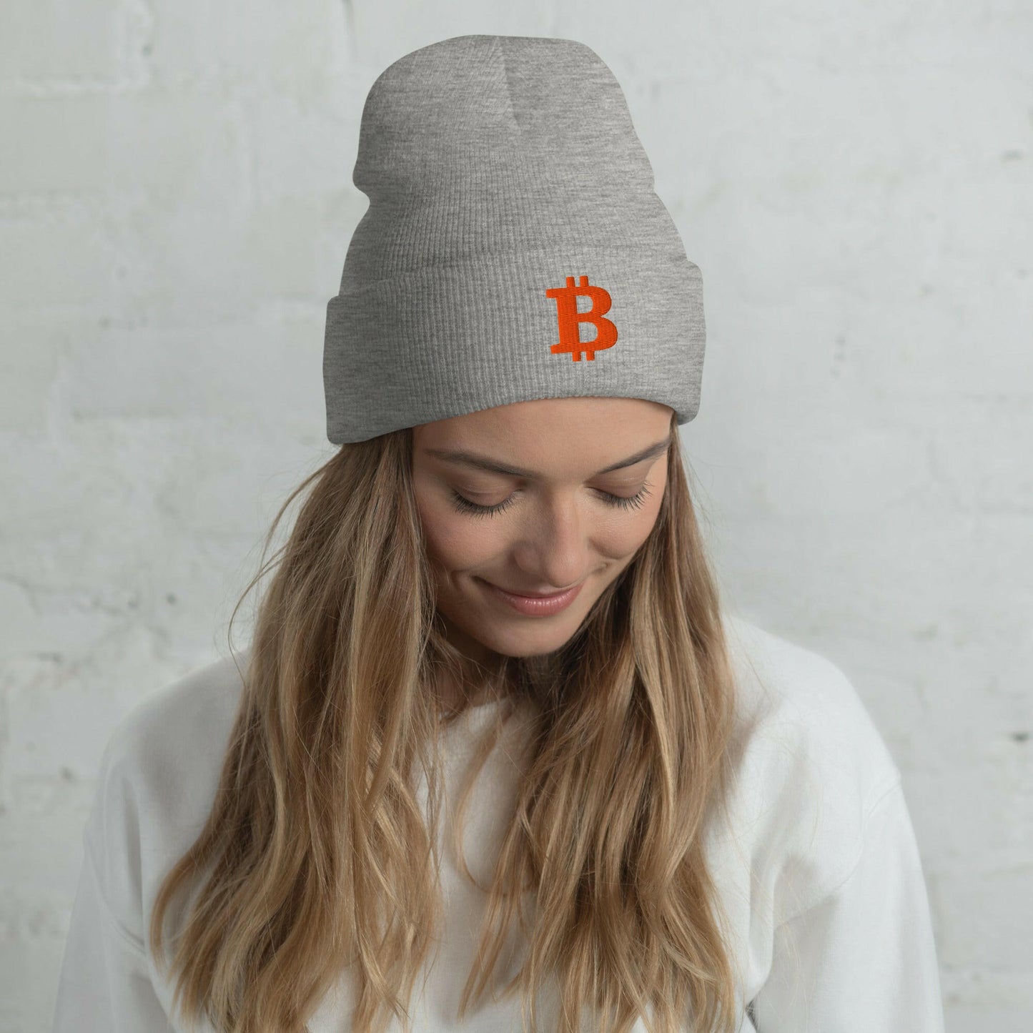 THE B / Bitcoin Beanie - SVRN_T Hats - The Orange Habit