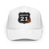 Route 21 / Bitcoin Foam Trucker Hat - SVRN_T Hats - The Orange Habit