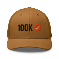100K Verified / Bitcoin Trucker Cap - SVRN_T Hats - The Orange Habit