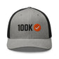 100K Verified / Bitcoin Trucker Cap - SVRN_T Hats - The Orange Habit