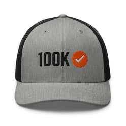 100K Verified / Bitcoin Trucker Cap - SVRN_T Hats - The Orange Habit
