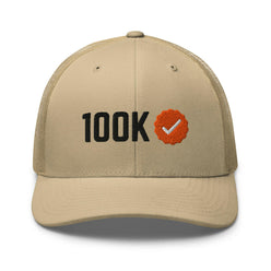 100K Verified / Bitcoin Trucker Cap - SVRN_T Hats - The Orange Habit