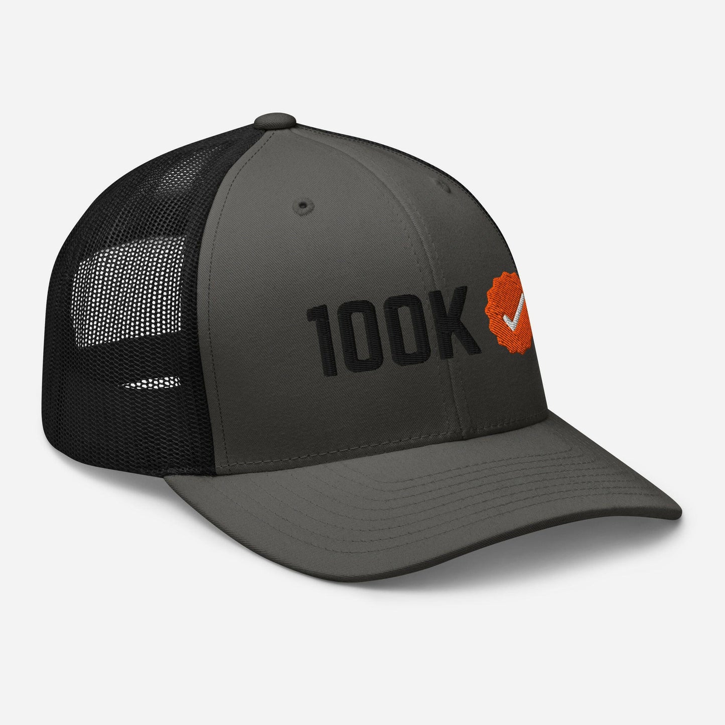 100K Verified / Bitcoin Trucker Cap - SVRN_T Hats - The Orange Habit