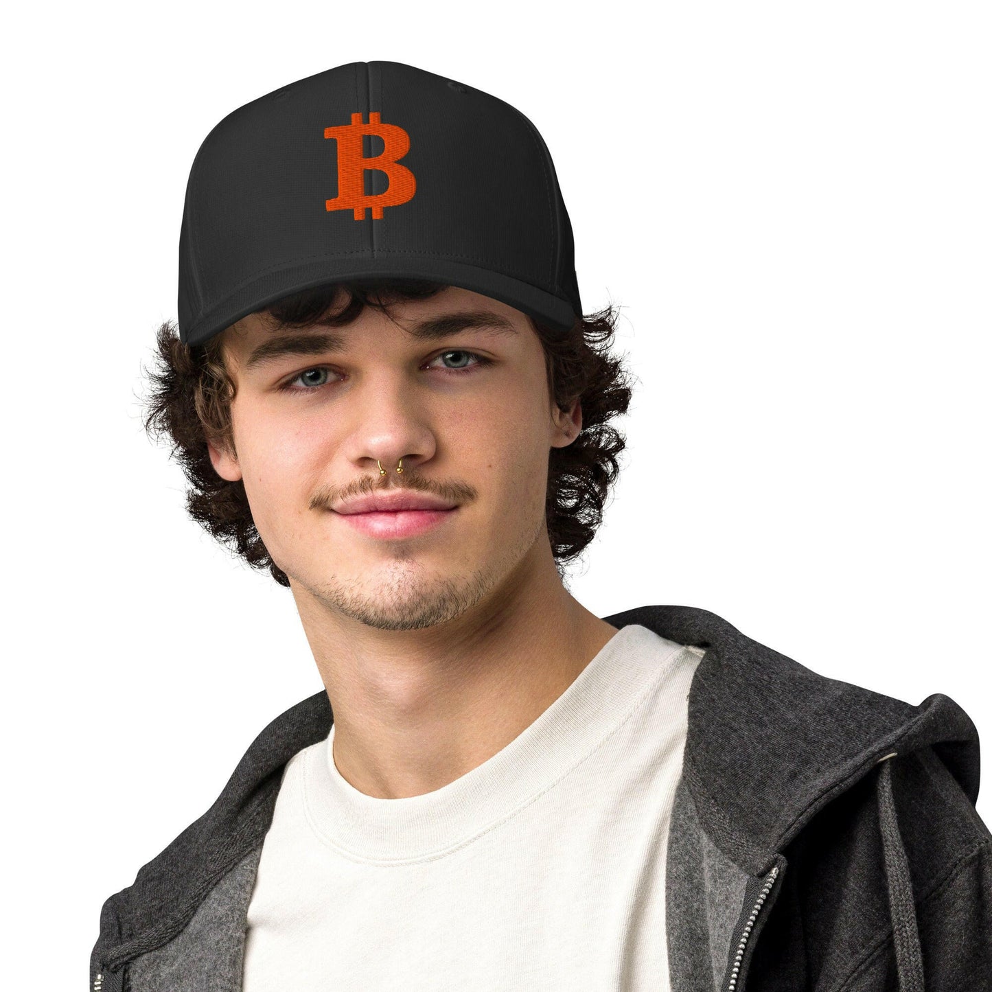 THE B - Orange B / Adidas Bitcoin Hat - SVRN_T Hats - The Orange Habit