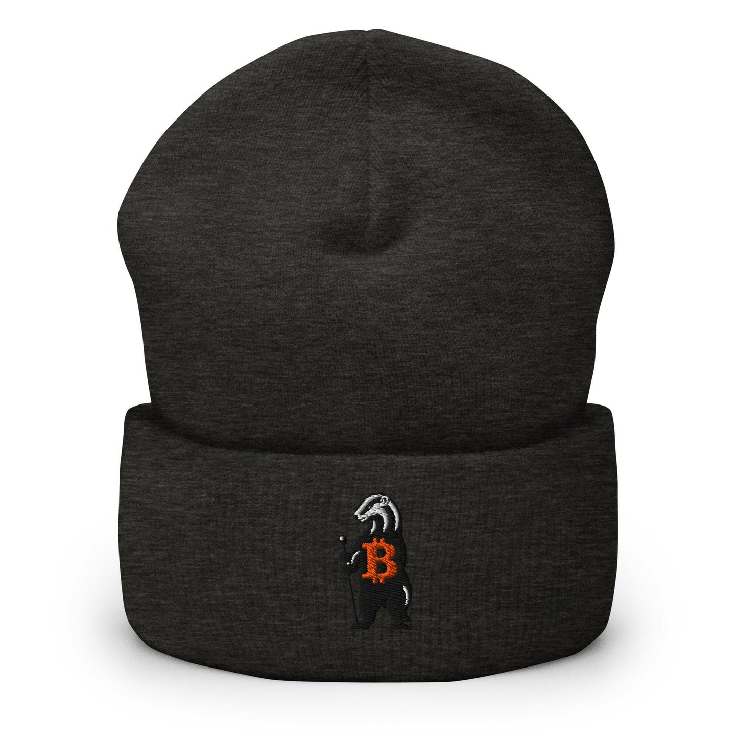 Honey Badger / Bitcoin Beanie - SVRN_T Hats - The Orange Habit
