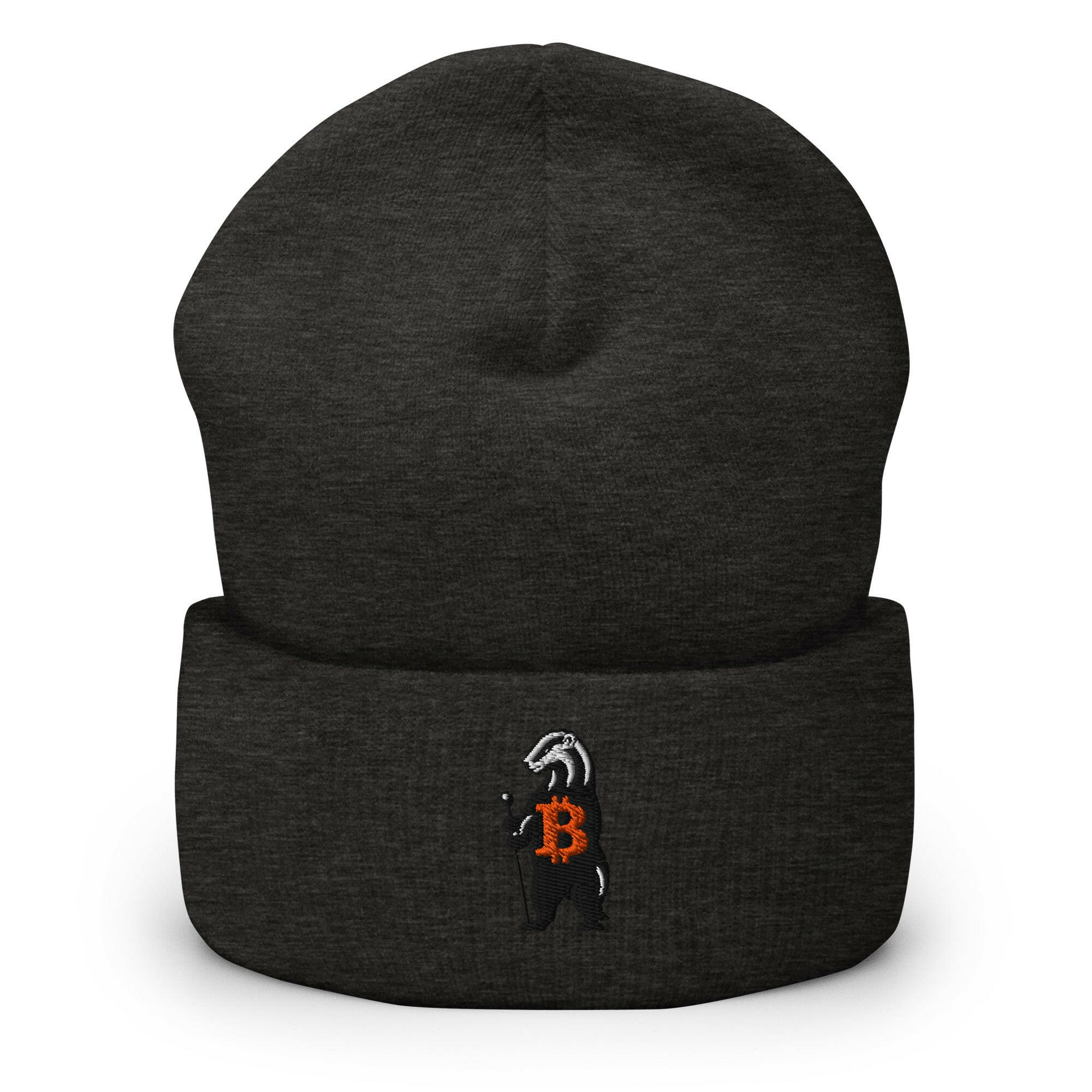 Honey Badger / Bitcoin Beanie - SVRN_T Hats - The Orange Habit