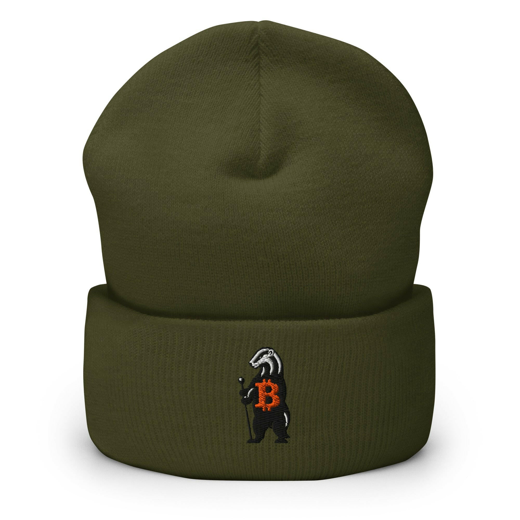 Honey Badger / Bitcoin Beanie - SVRN_T Hats - The Orange Habit