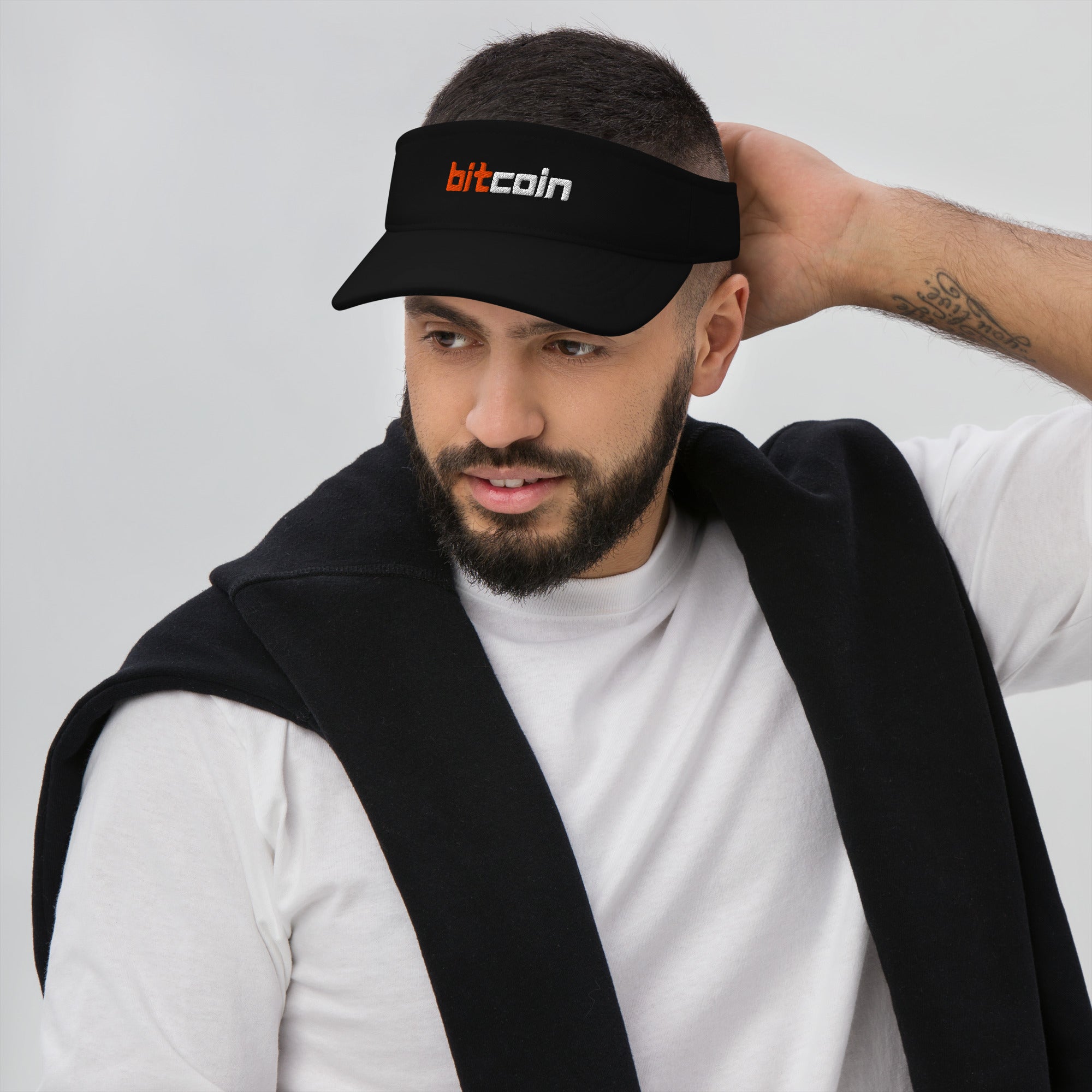 Bitcoin / Visor - SVRN_T Hats - The Orange Habit
