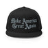 DARK MAGA / Black and Silver Trucker Cap - SVRN_T Hats - The Orange Habit