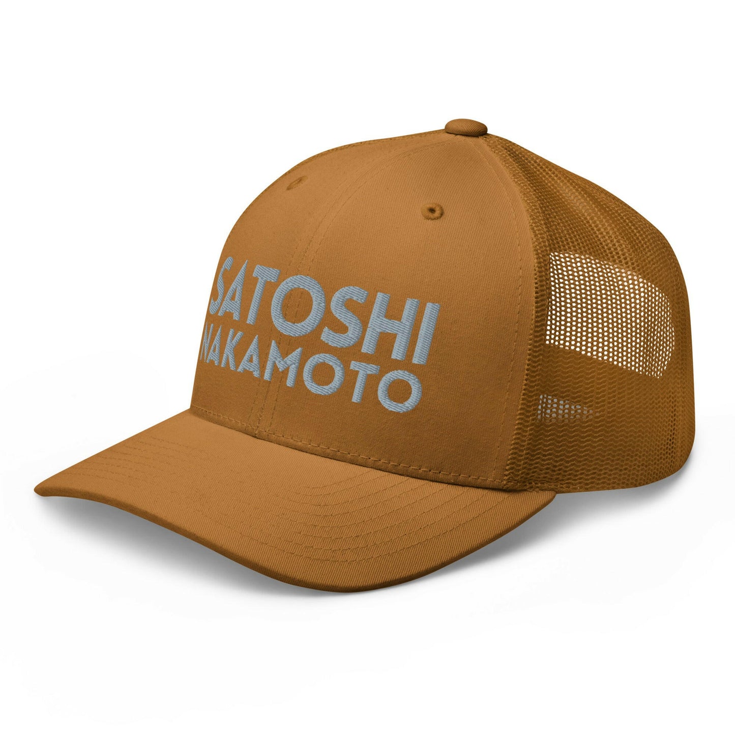 NAKAMOTO / Bitcoin Trucker Cap - SVRN_T Hats - The Orange Habit