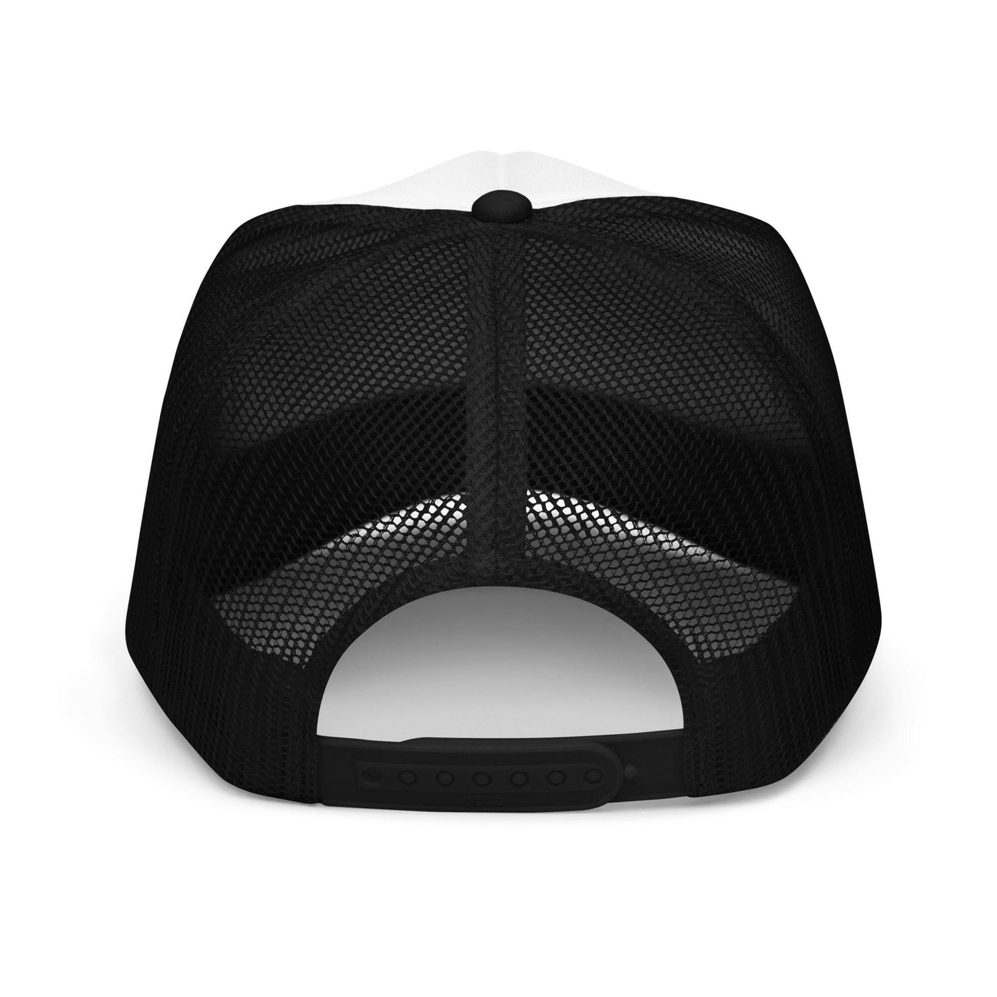 The B / Bitcoin Foam Trucker Hat - SVRN_T Hats - The Orange Habit