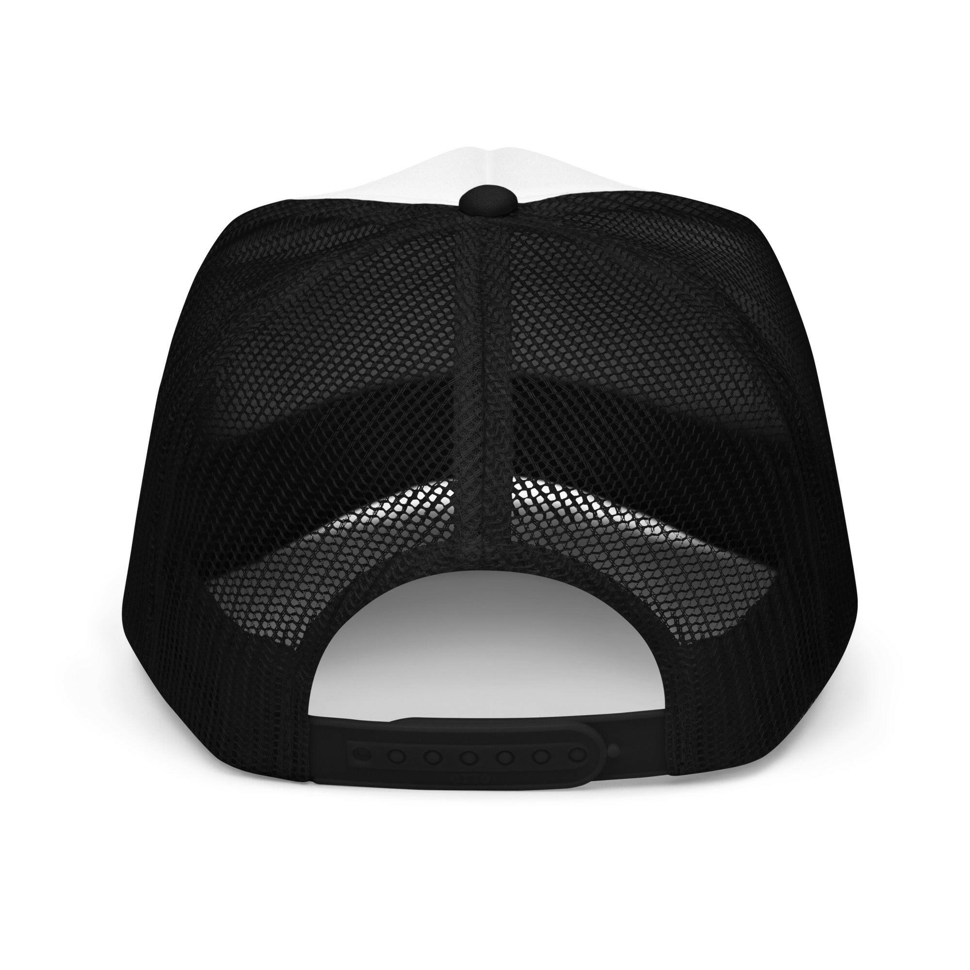 The B / Bitcoin Foam Trucker Hat - SVRN_T Hats - The Orange Habit