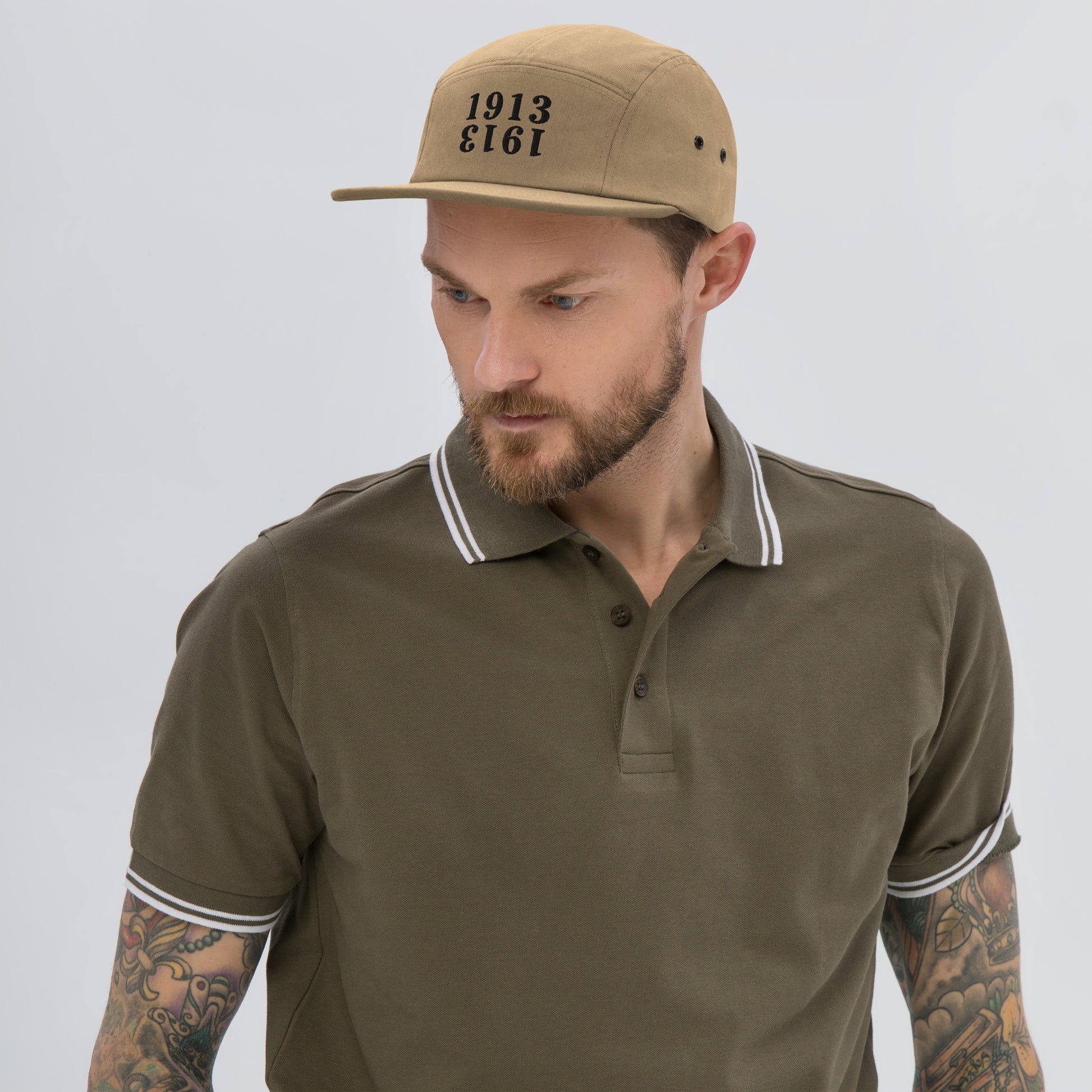1913 / Bitcoin Five Panel Cap - SVRN_T Hats - The Orange Habit