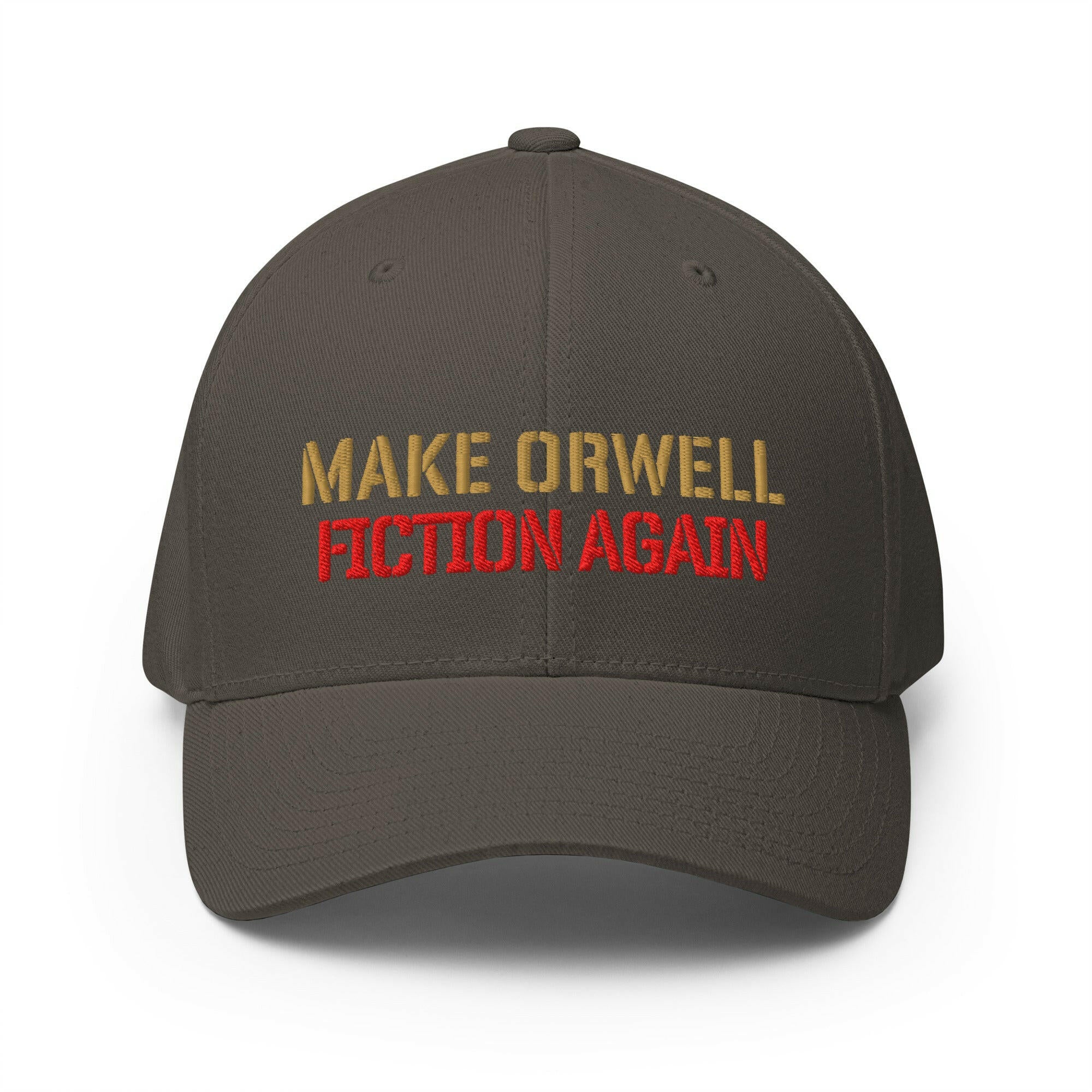 1984 / Fitted Bitcoin Hat - SVRN_T Hats - The Orange Habit