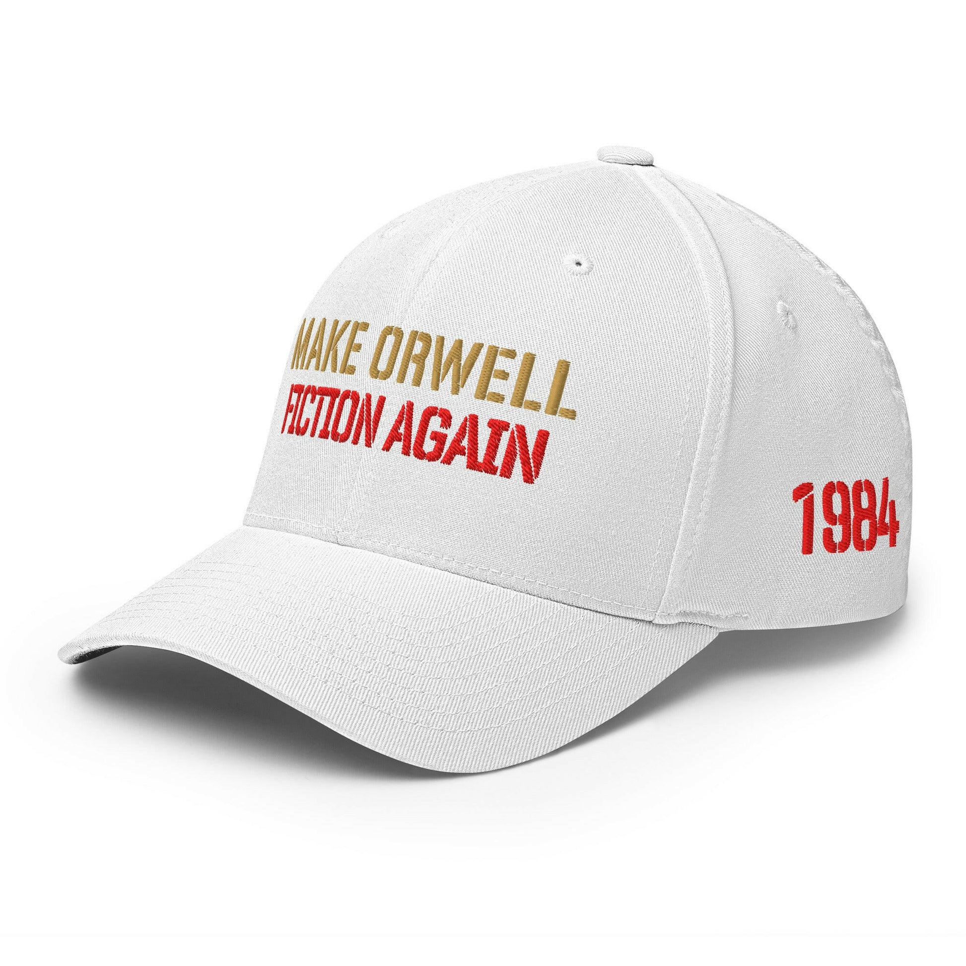 1984 / Fitted Bitcoin Hat - SVRN_T Hats - The Orange Habit