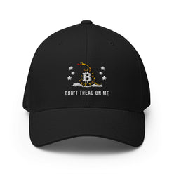 Don't Tread On Me / Fitted Bitcoin Hat - SVRN_T Hats - The Orange Habit