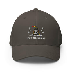 Don't Tread On Me / Fitted Bitcoin Hat - SVRN_T Hats - The Orange Habit