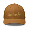 SATOSHI / Bitcoin Trucker Cap (Gold) - SVRN_T Hats - The Orange Habit