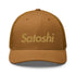 SATOSHI / Bitcoin Trucker Cap (Gold) - SVRN_T Hats - The Orange Habit
