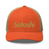 SATOSHI / Bitcoin Trucker Cap (Gold) - SVRN_T Hats - The Orange Habit