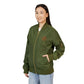 Branded / Embroidered Bomber Jacket - SVRN_T - The Orange Habit